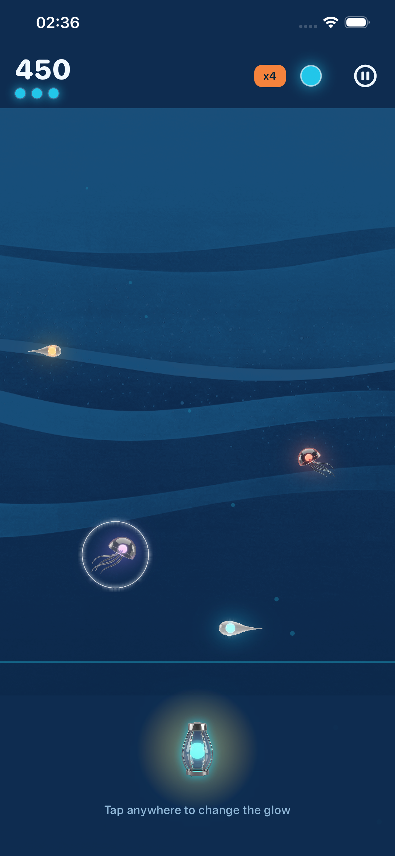 LumeHaul live dive gameplay screen